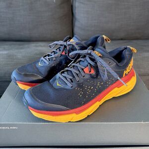 Hoka One One Challenger ATR 6 Outer Space Radiant Navy Running Shoes Mens' Sz 9